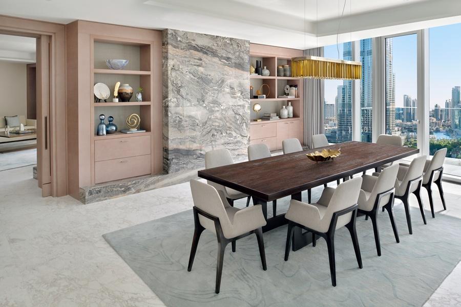 Address Sky View, Downtown Dubai Hotel Exterior foto Dining room