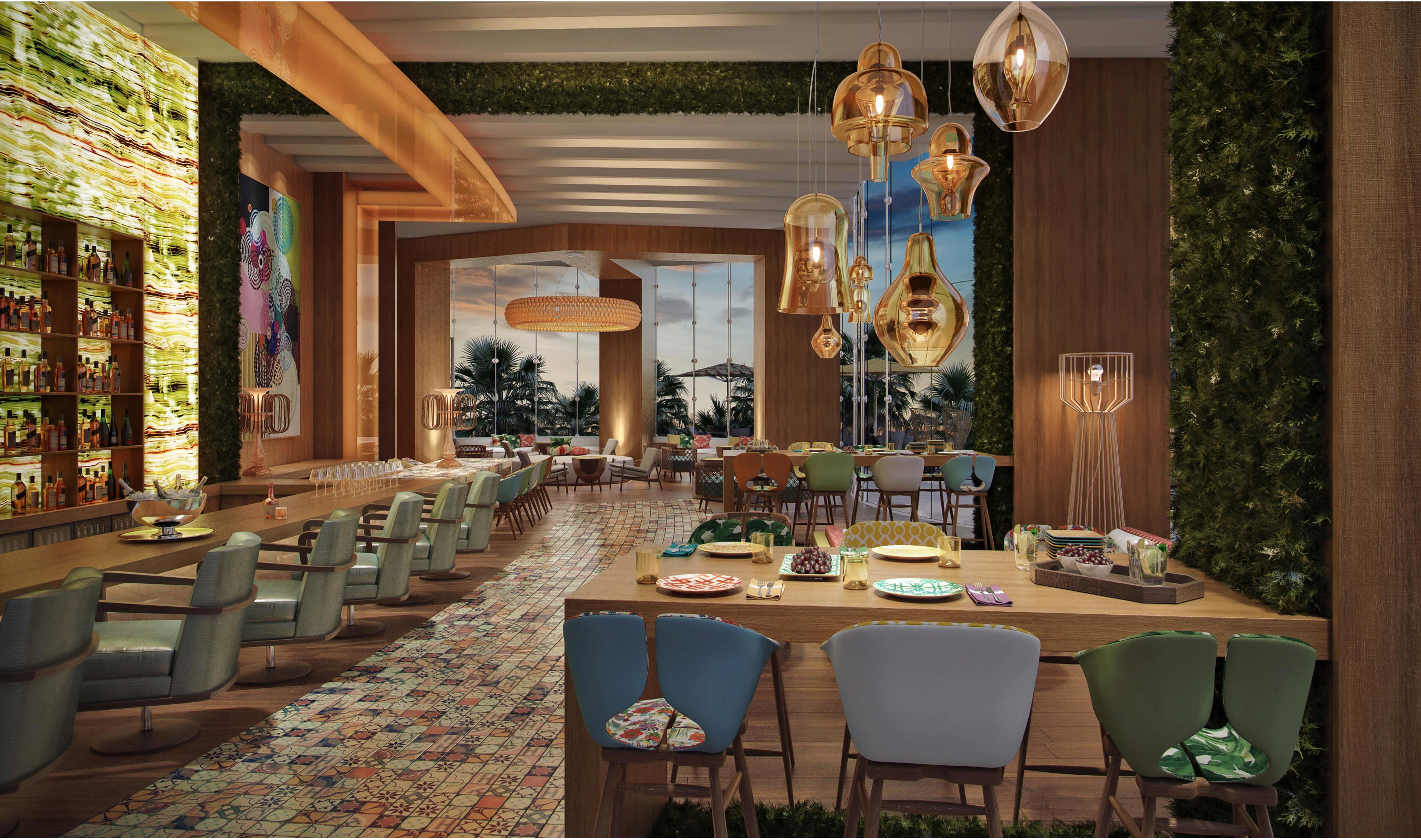 Address Sky View, Downtown Dubai Hotel Exterior foto The restaurant