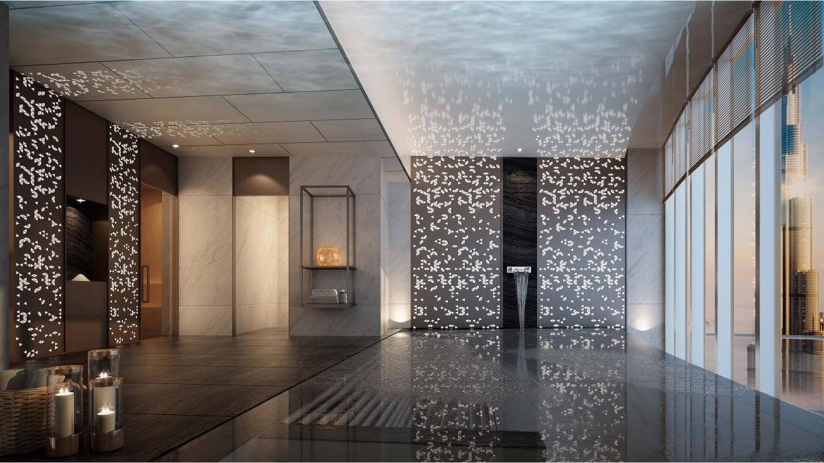 Address Sky View, Downtown Dubai Hotel Exterior foto Interior of the building